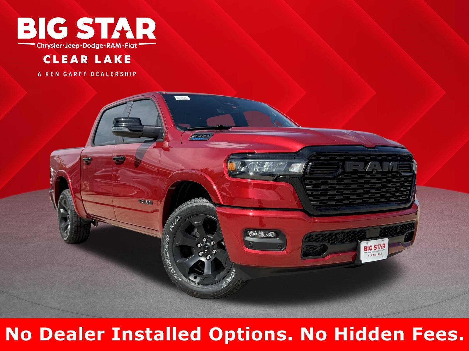 New 2026 Molten Red Pearlcoat RAM Lone Star image 1