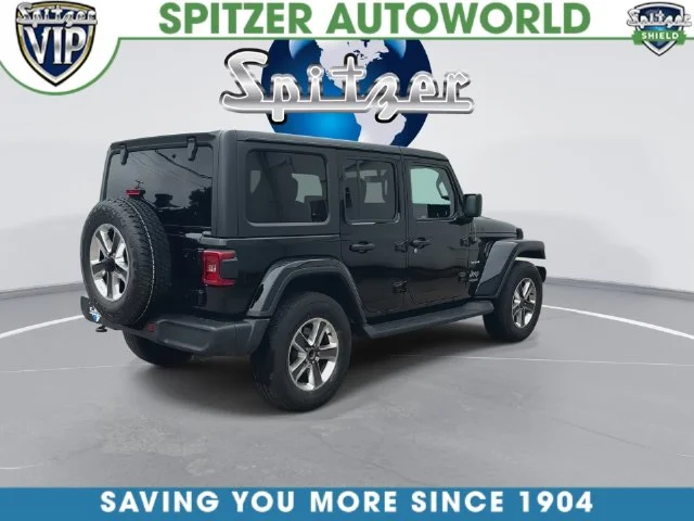 Used 2021 Black Jeep Unlimited Sahara image 15