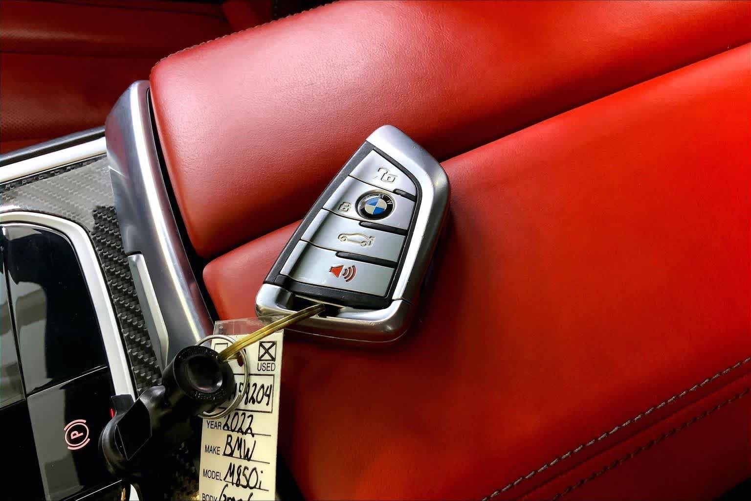 Used 2022 Individual Dravit Grey Metallic BMW M850i image 14