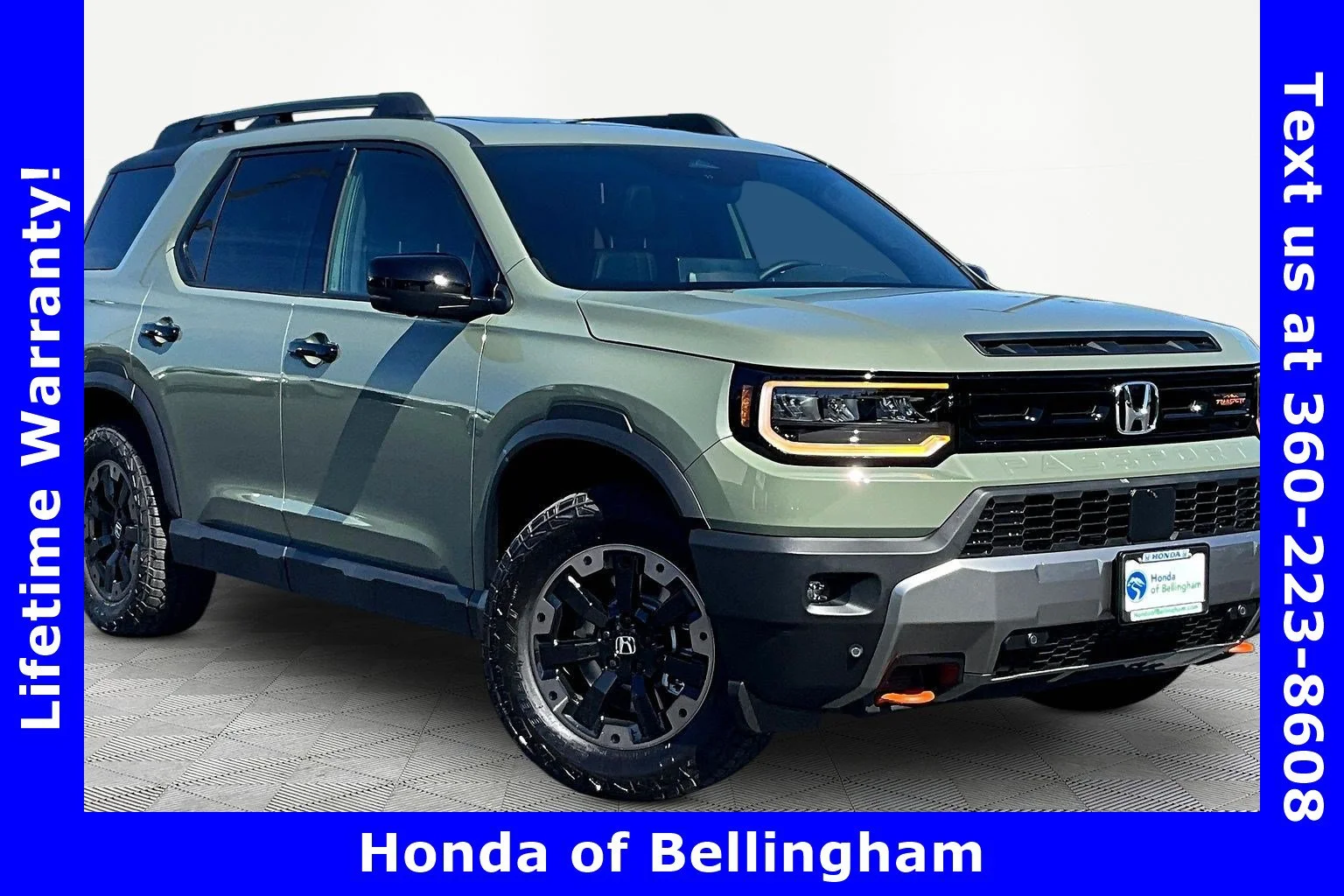 New 2026 Ash Green Metallic Honda TrailSport Elite image 1