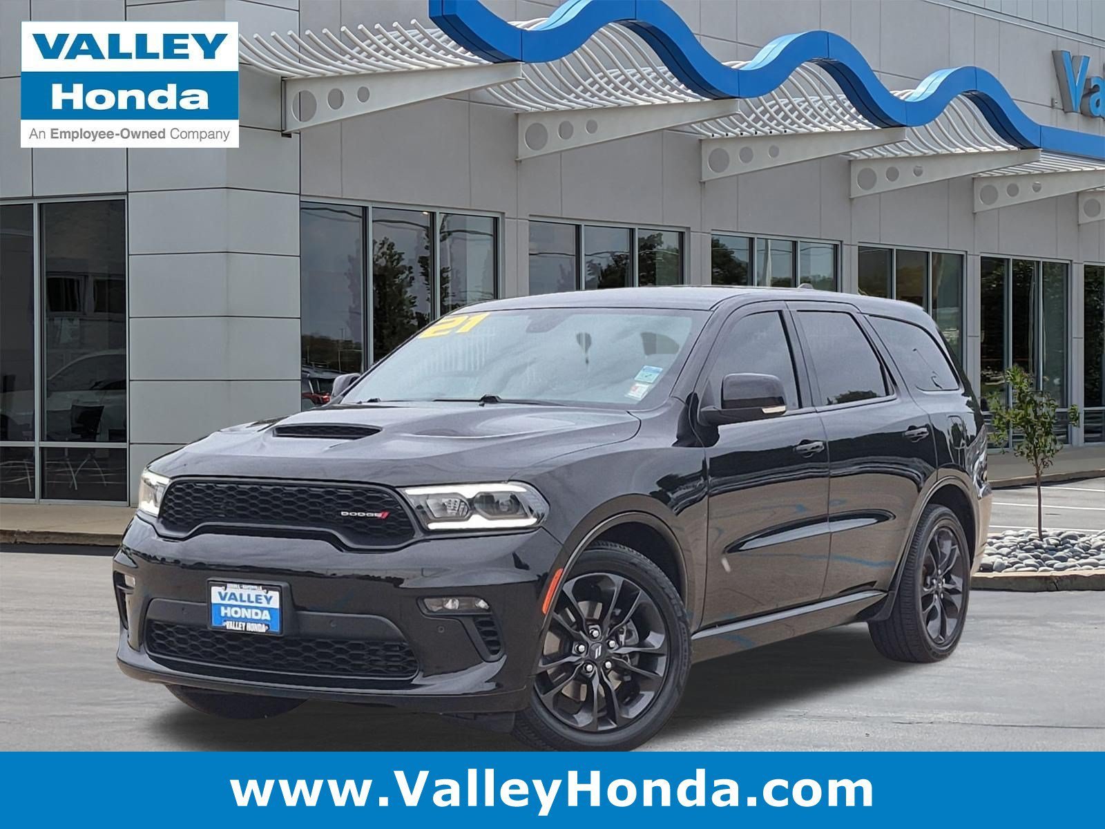 Used 2021 DB Black Clearcoat Dodge R/T AWD image 1