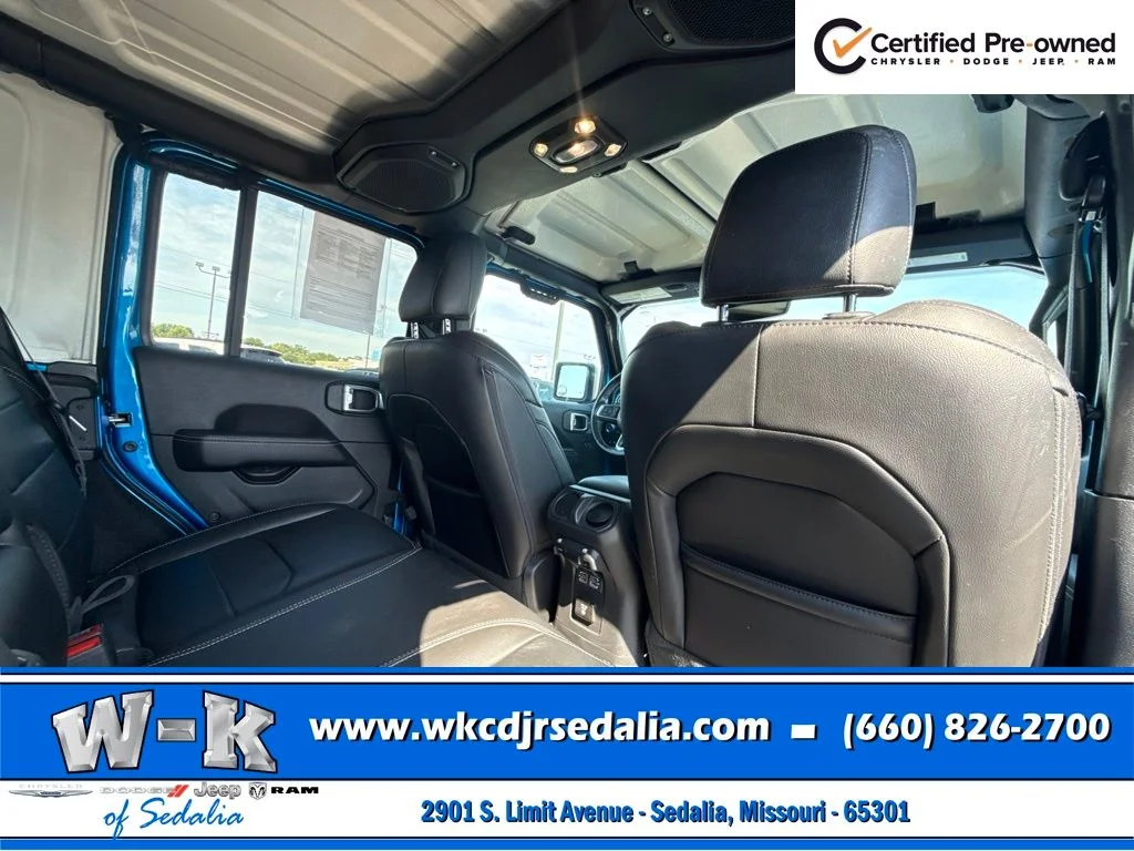 Certified Used 2023 Blue Jeep Sahara 4xe image 29