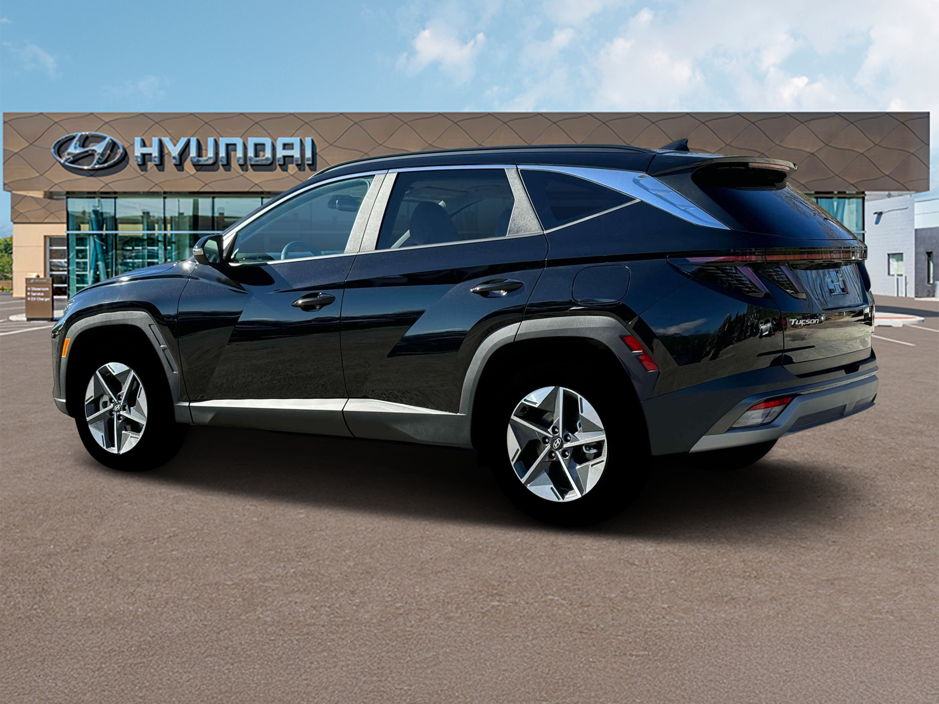 New 2025 Black Hyundai SEL Convenience AWD image 4