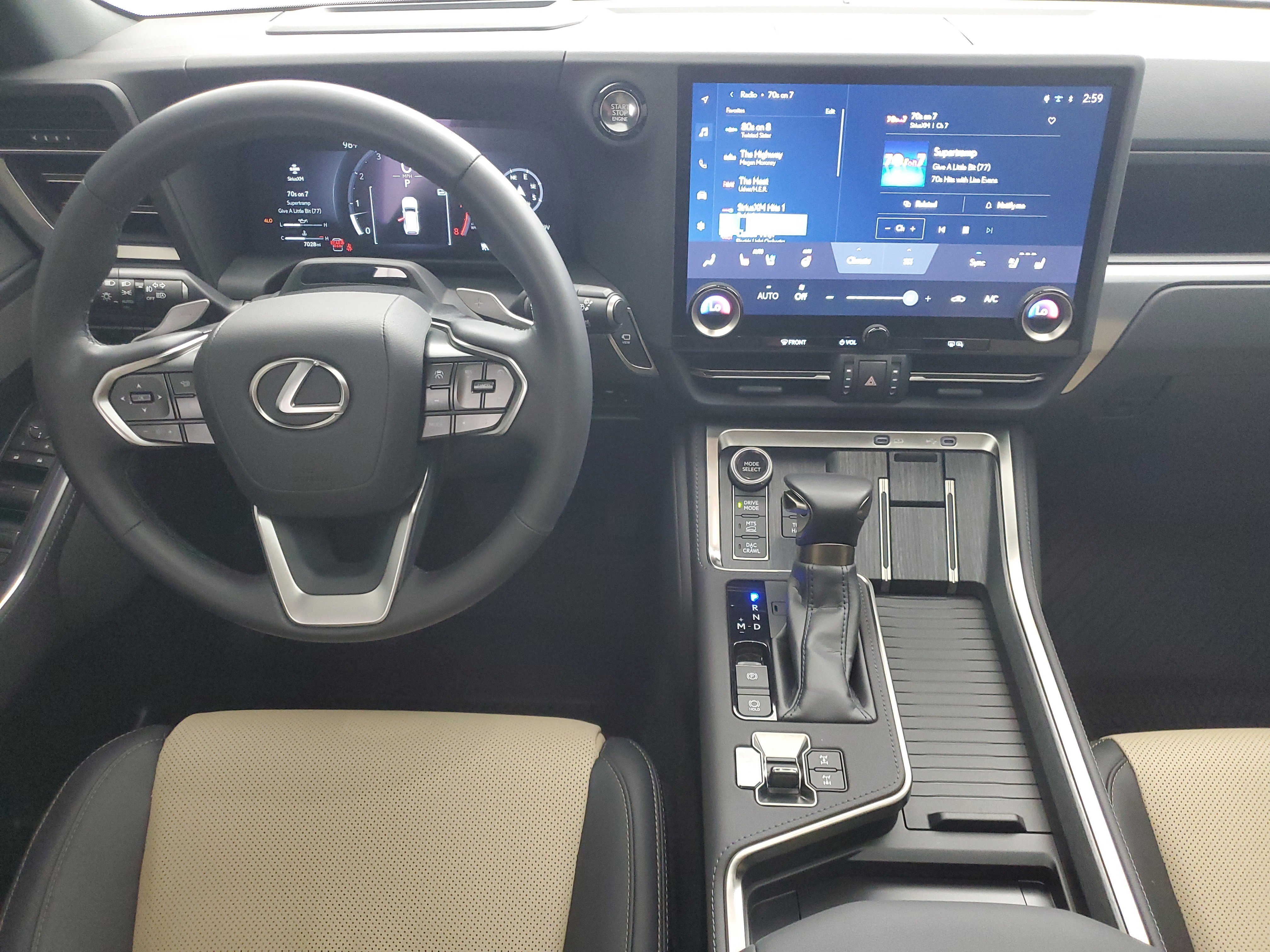 Used 2025 Earth/Black Roof Lexus 550 Overtrail+ image 16