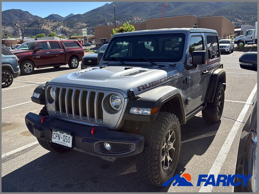 Used 2021 Billet Silver Metallic Clearcoat Jeep Rubicon image 1