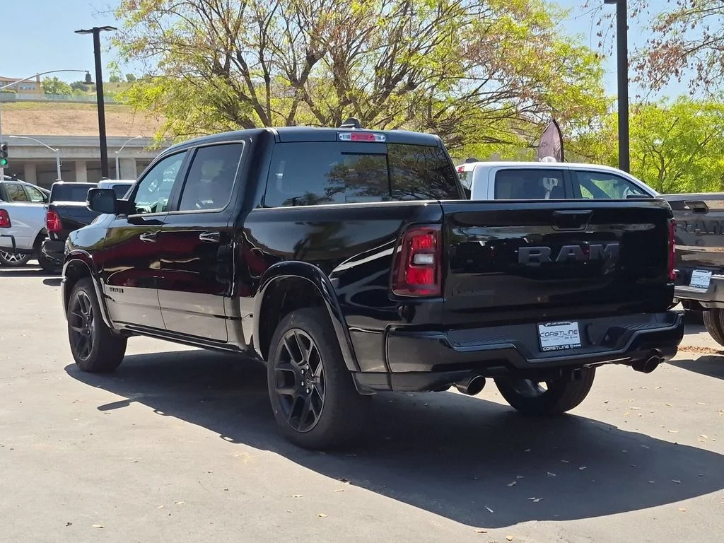 New 2026 Diamond Black Crystal Pearl-Coat Exterior Paint RAM Laramie image 6