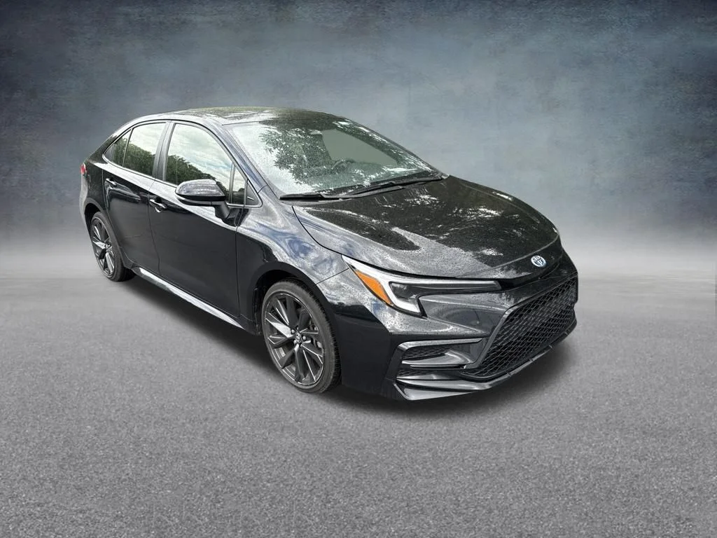 Used 2025 Black Toyota SE image 3