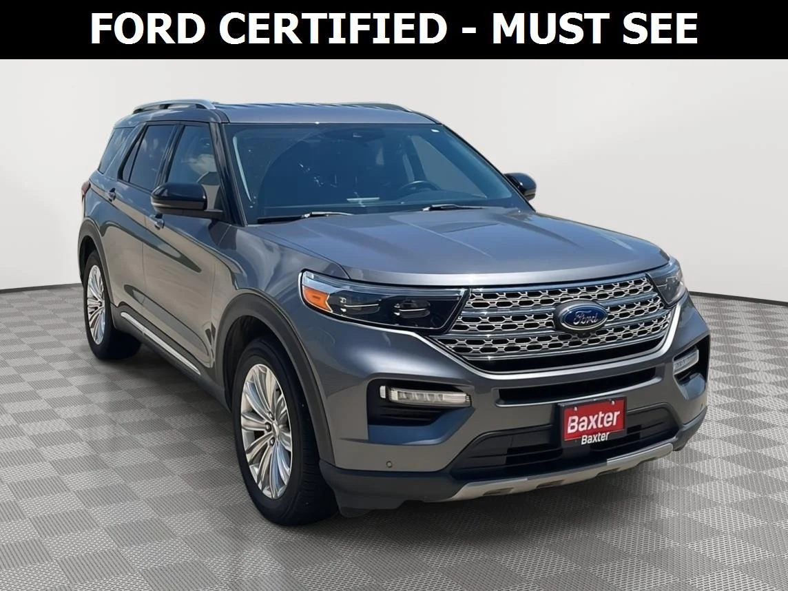 Certified Used 2021 Carbonized Gray Ford Limited image 1