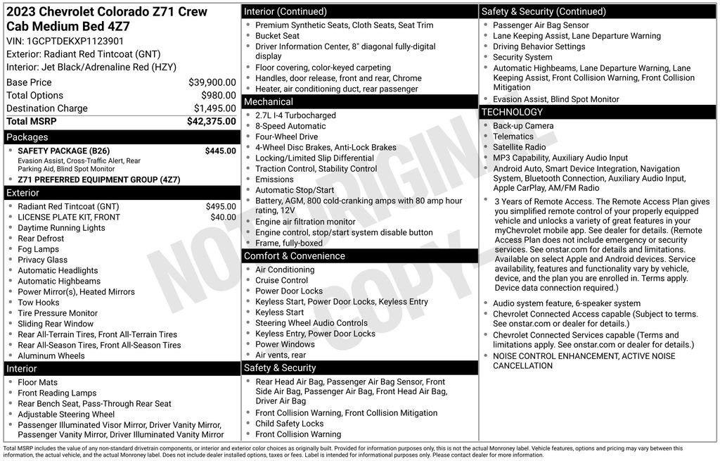 Used 2023 Red Chevrolet Z71 image 38