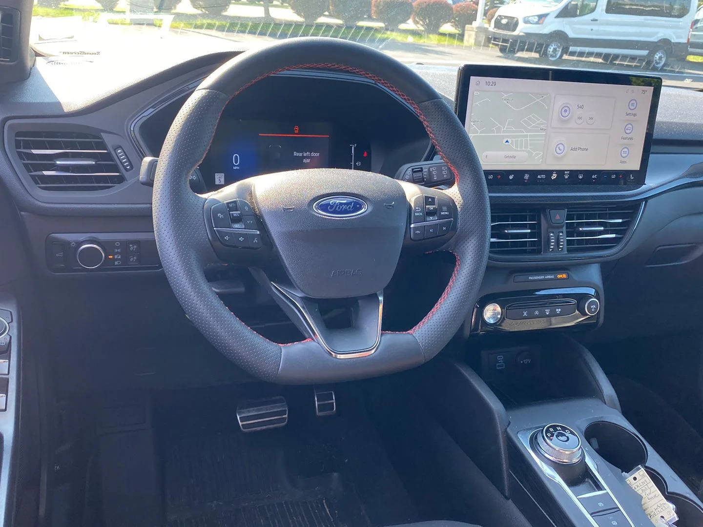 Used 2023 Star White Metallic Tri-Coat Ford ST-Line image 3
