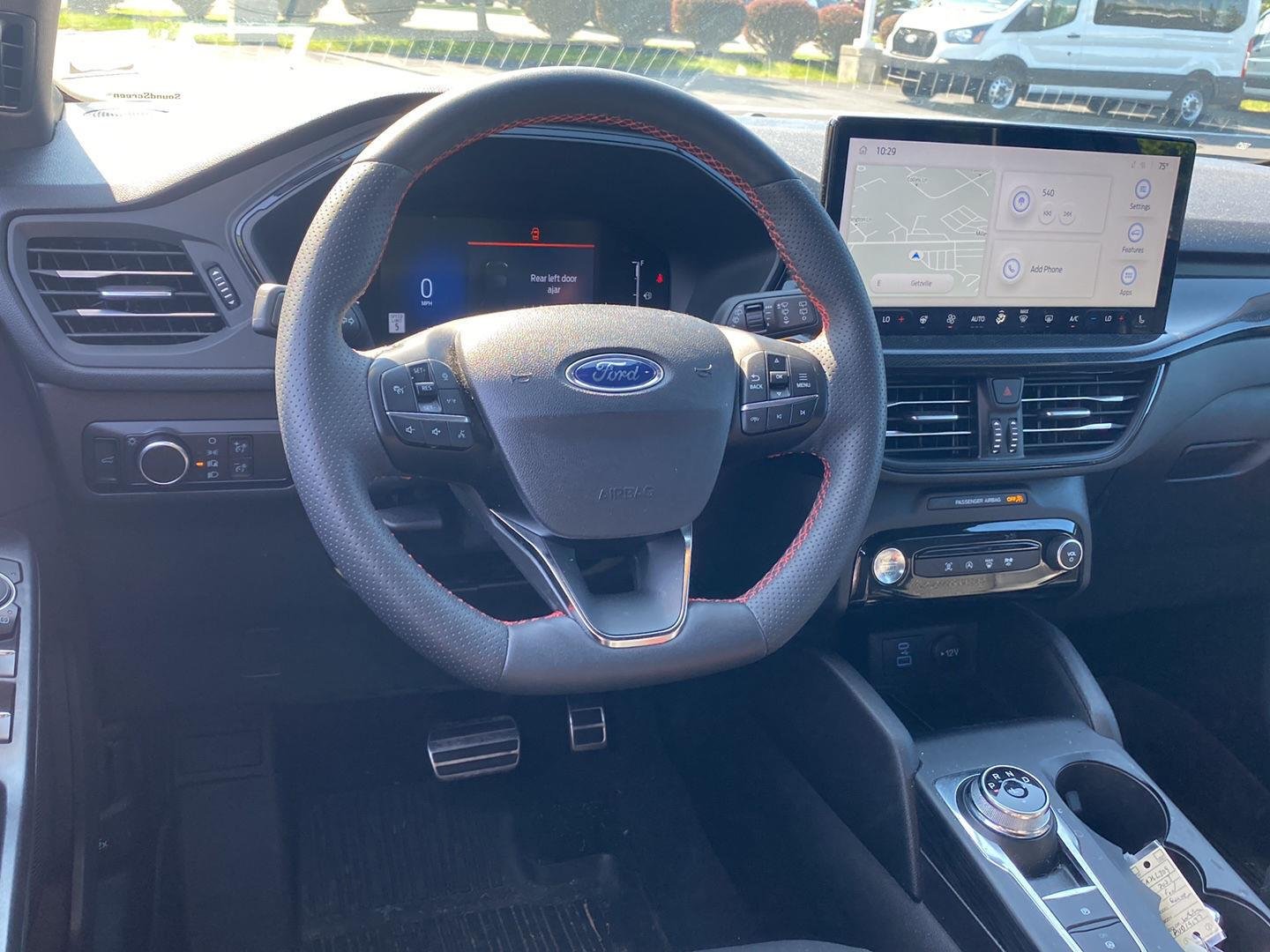 Used 2023 Star White Metallic Tri-Coat Ford ST-Line image 3