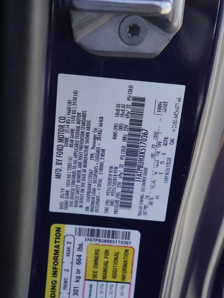 Certified Used 2019 Blue Ford EcoBoost Premium image 27