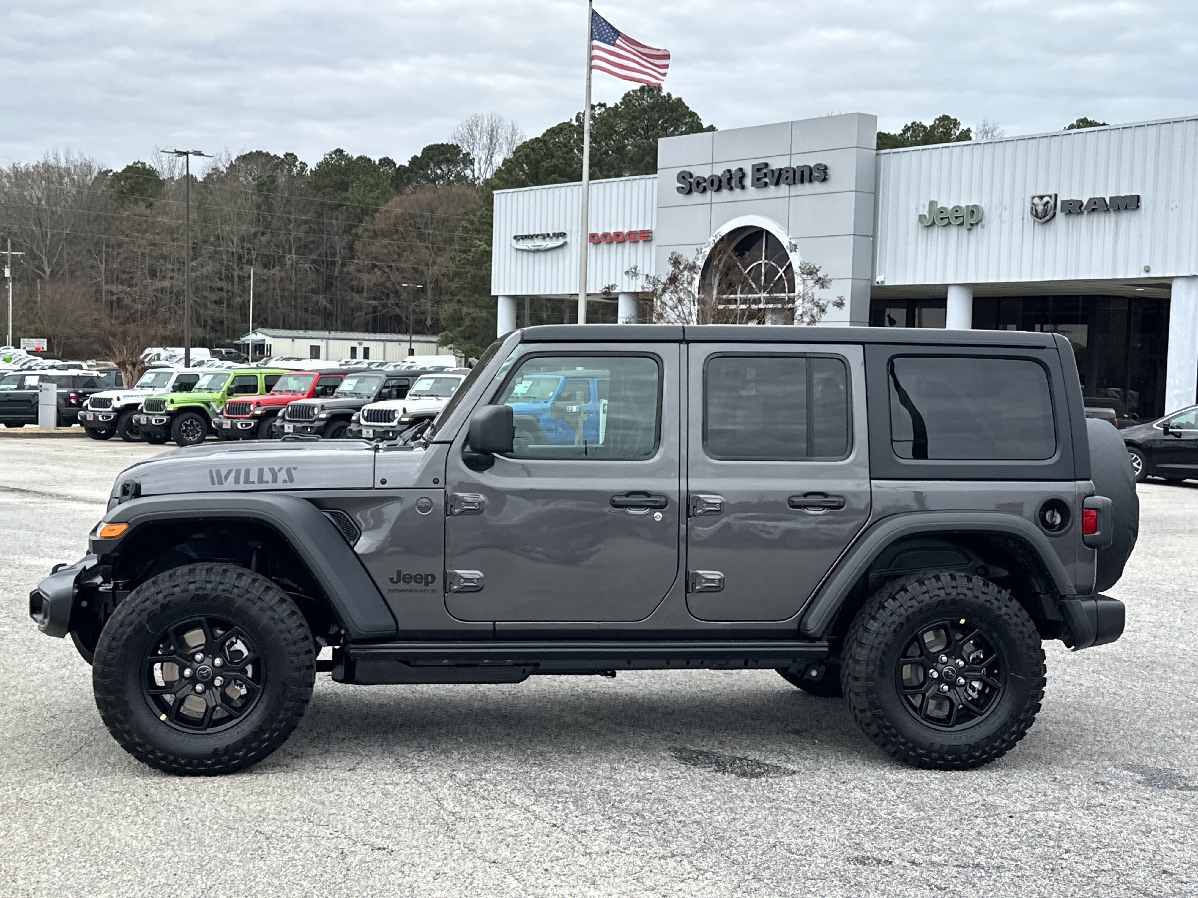 New 2026 Granite Crystal Metallic Clear-Coat Exterior Paint Jeep Willys image 5