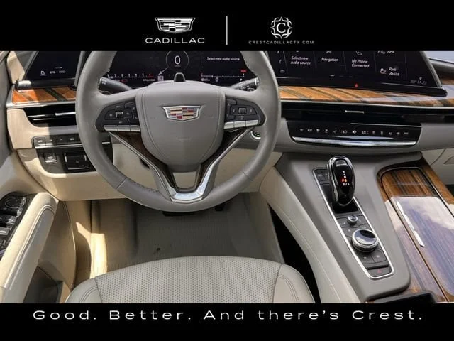 Used 2023 Crystal White Tricoat CADILLAC Premium Luxury Platinum image 14