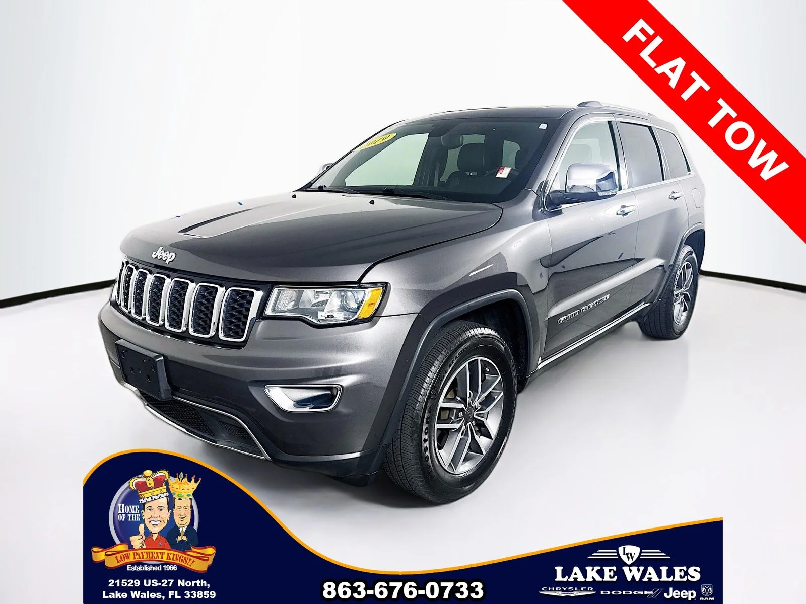 Certified Used 2019 Gray Jeep Limited image 3
