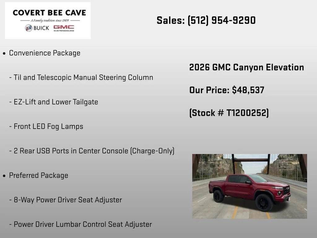 New 2026 Volcanic Red Tintcoat GMC Elevation image 18