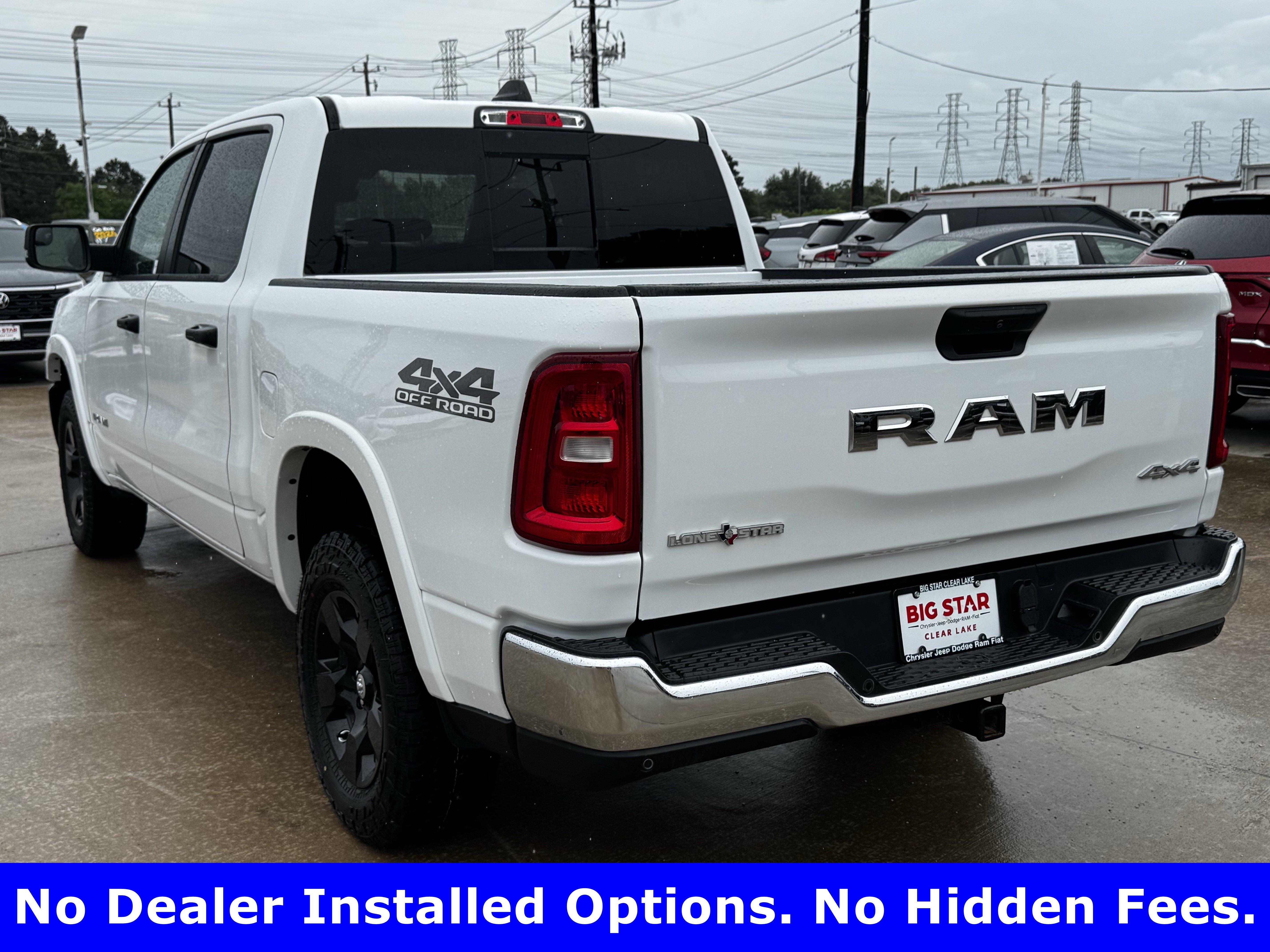 Used 2025 Bright White Clearcoat Ram Lone Star image 7