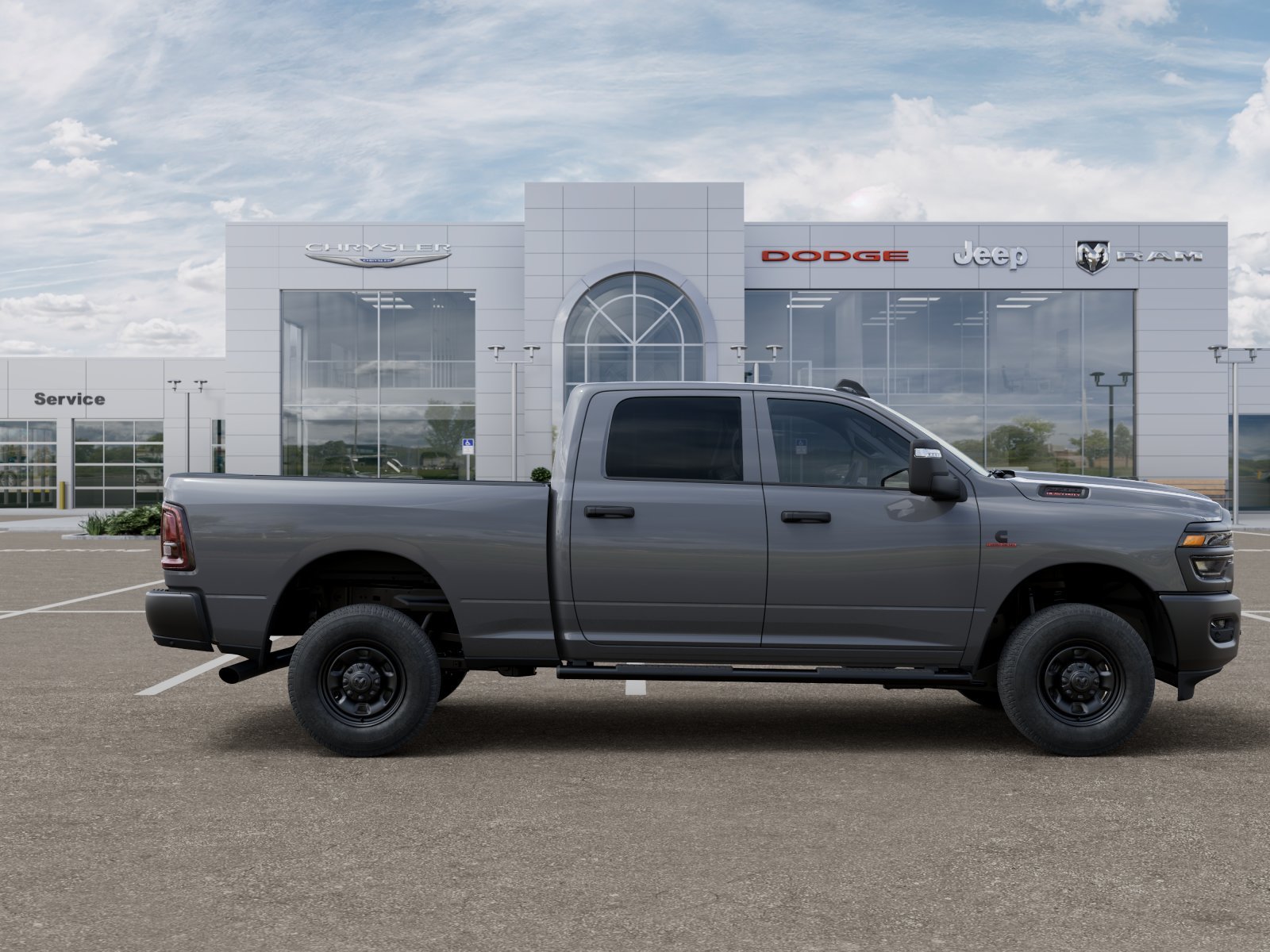 New 2026 Ceramic Gray Clear-Coat Exterior Paint RAM Tradesman image 50