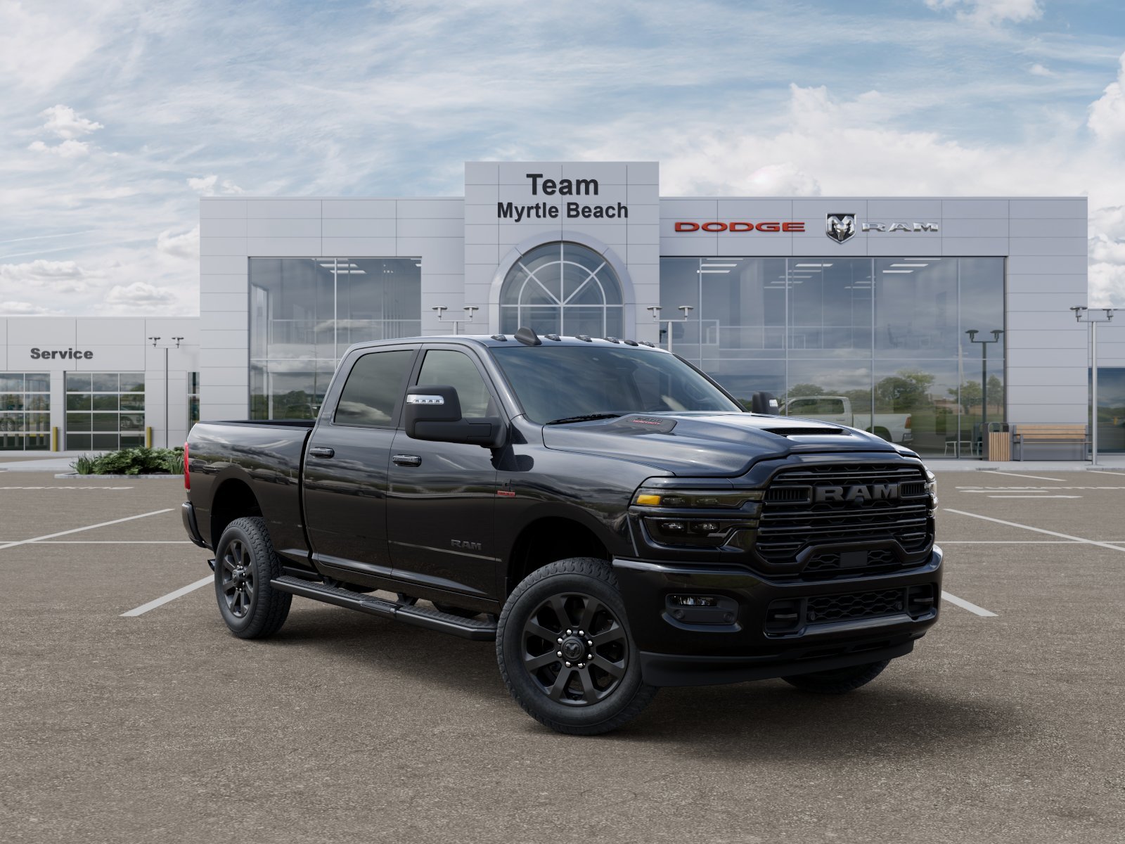 New 2026 Diamond Black Crystal Pearl-Coat Exterior Paint RAM Laramie image 27