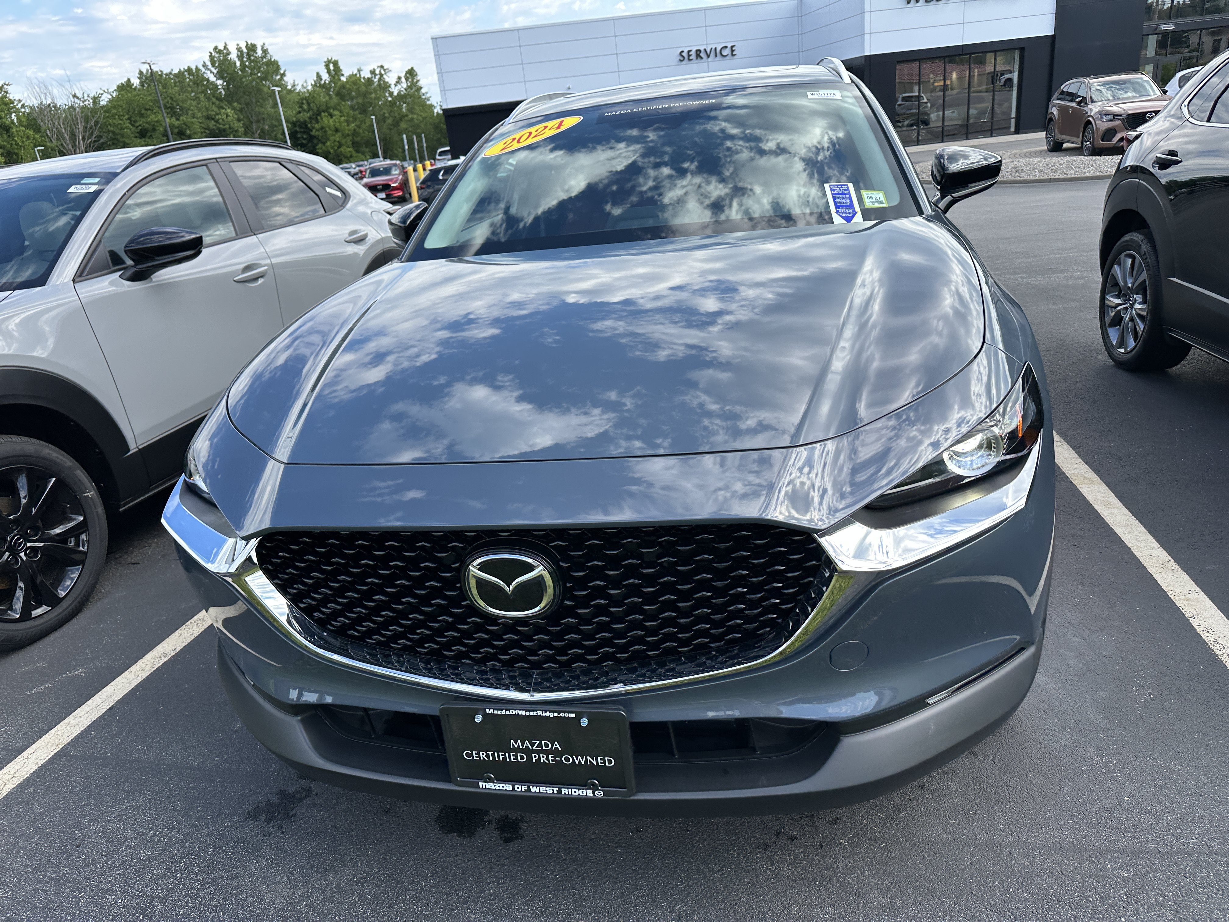 Used 2024 Polymetal Gray Metallic Mazda 2.5 S Carbon Edition image 3