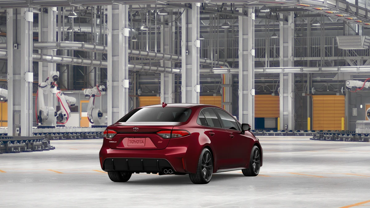 New 2026 Ruby Flare Pearl Toyota SE image 9
