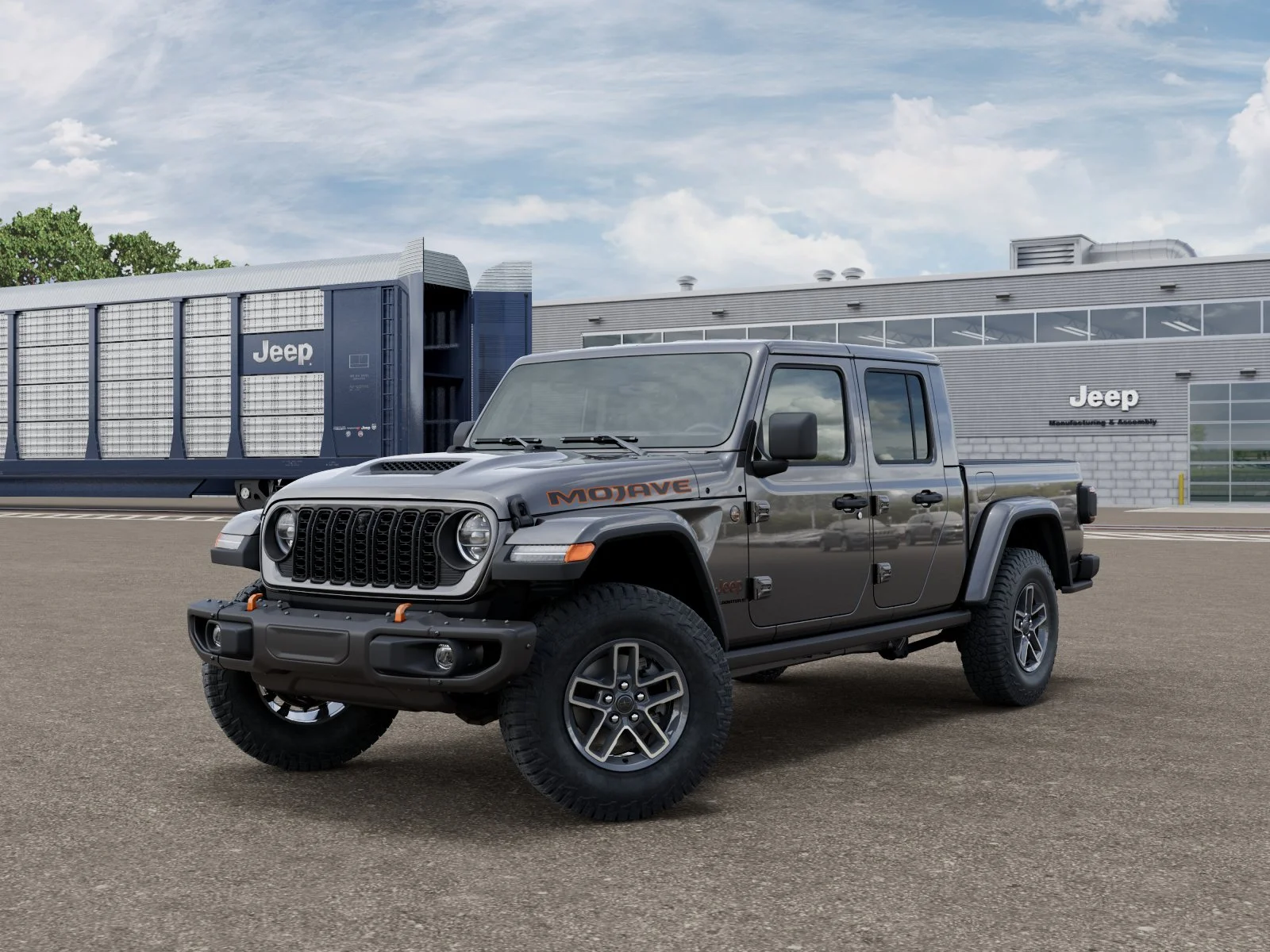 New 2026 Granite Crystal Metallic Clear-Coat Exterior Paint Jeep Mojave image 1