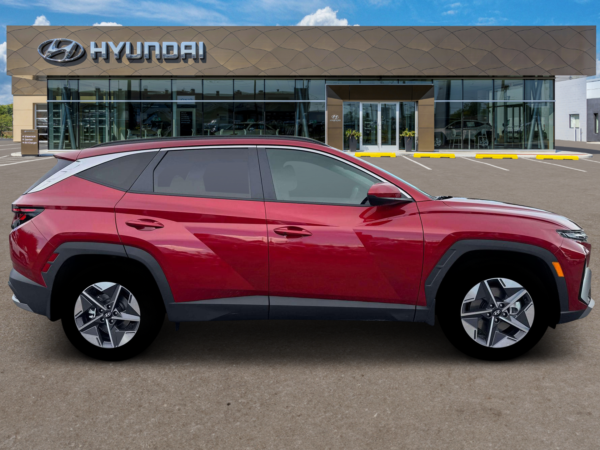 New 2026 Ultimate Red Hyundai SEL FWD image 9