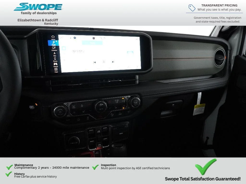 New 2026 Bright White Clear-Coat Exterior Paint Jeep Mojave image 18