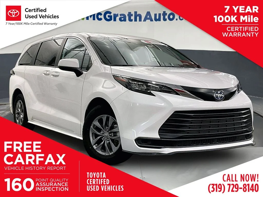 Used 2024 White Toyota LE image 1