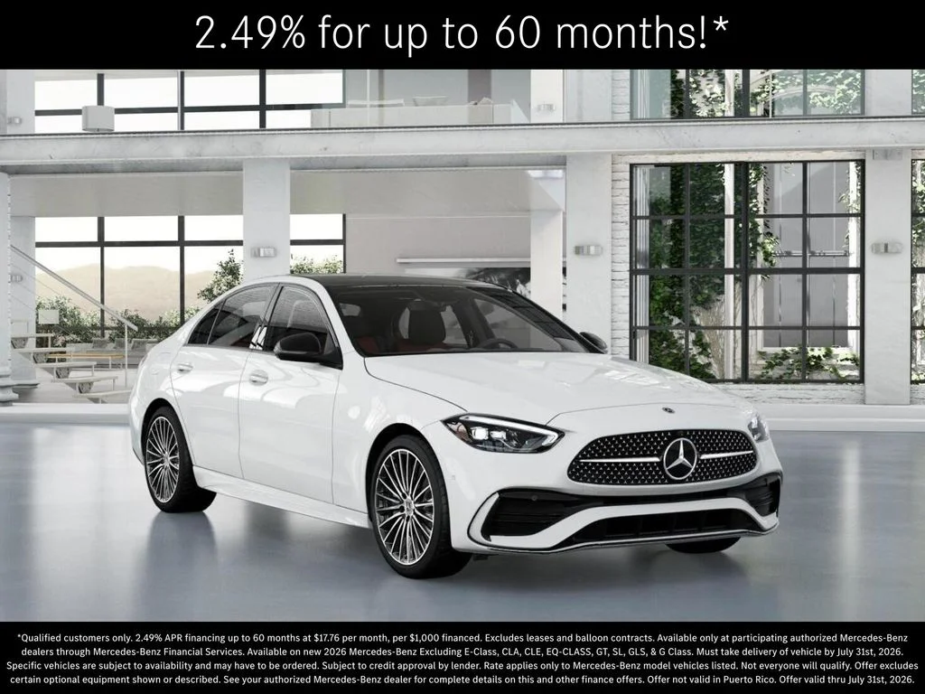 New 2026 Polar White Mercedes-Benz C 300 image 10