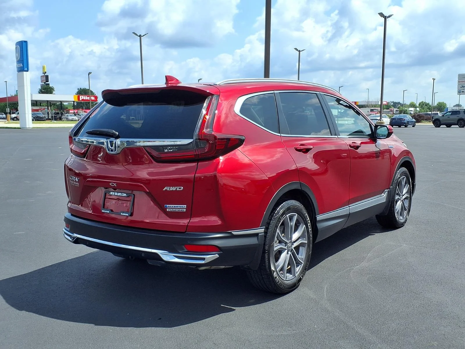 Used 2021 Radiant Red Metallic Honda Touring image 21