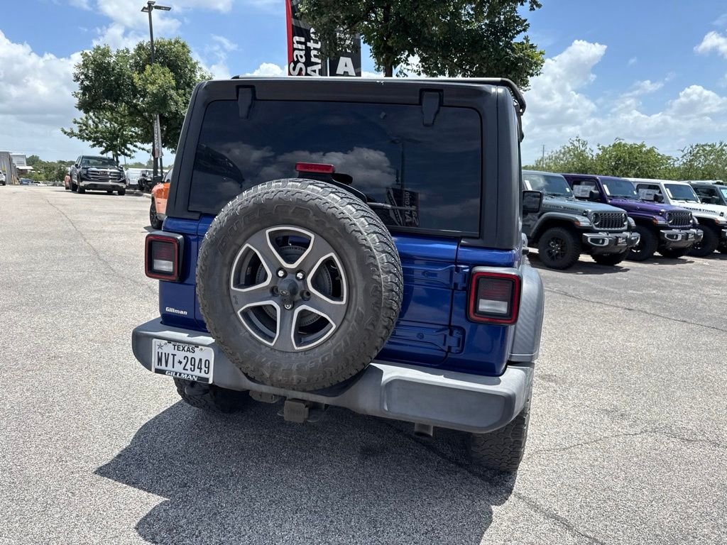Used 2018 Blue Jeep Unlimited Sport S image 12