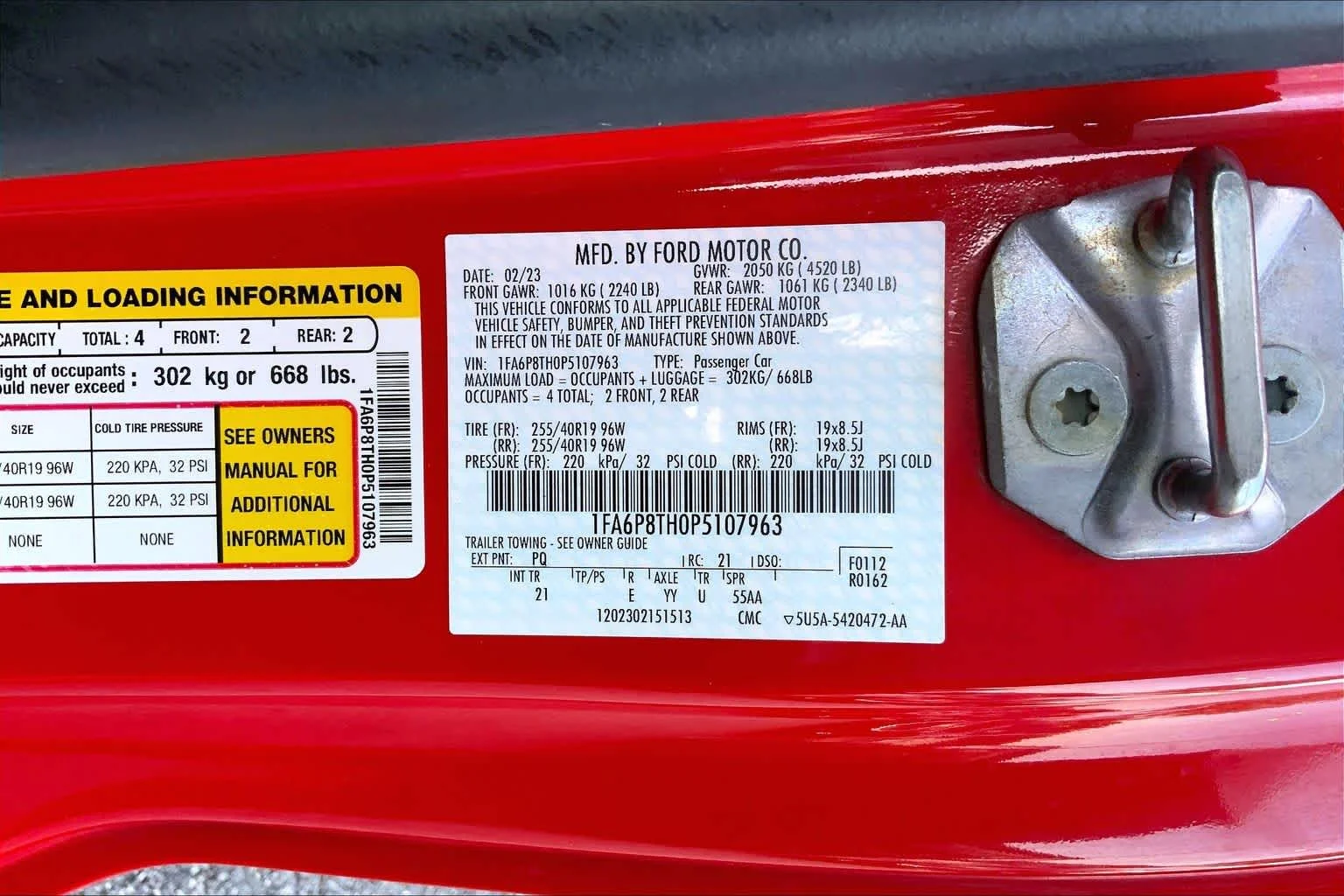 Used 2023 Race Red Ford EcoBoost image 28