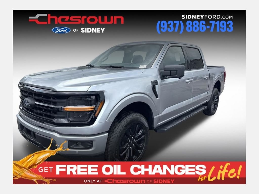 New 2026 Iconic Silver Metallic Ford XLT image 1