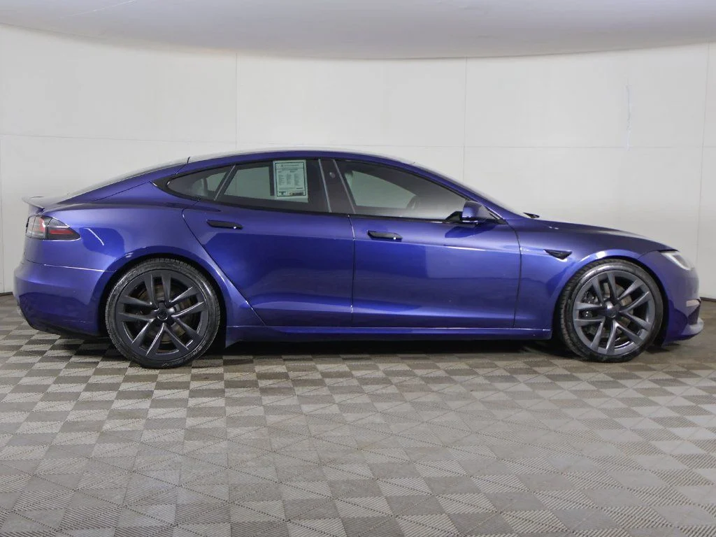 Used 2023 Blue Tesla Plaid image 21