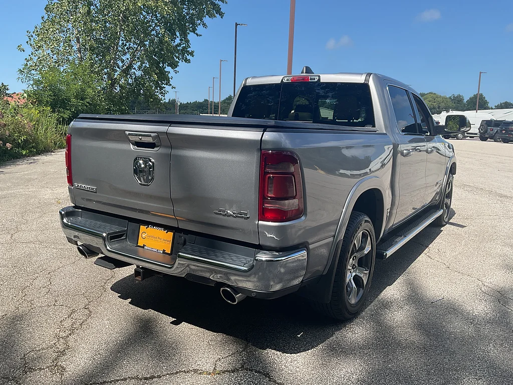Used 2021 Billet Silver Metallic Clear Coat Ram Laramie image 5