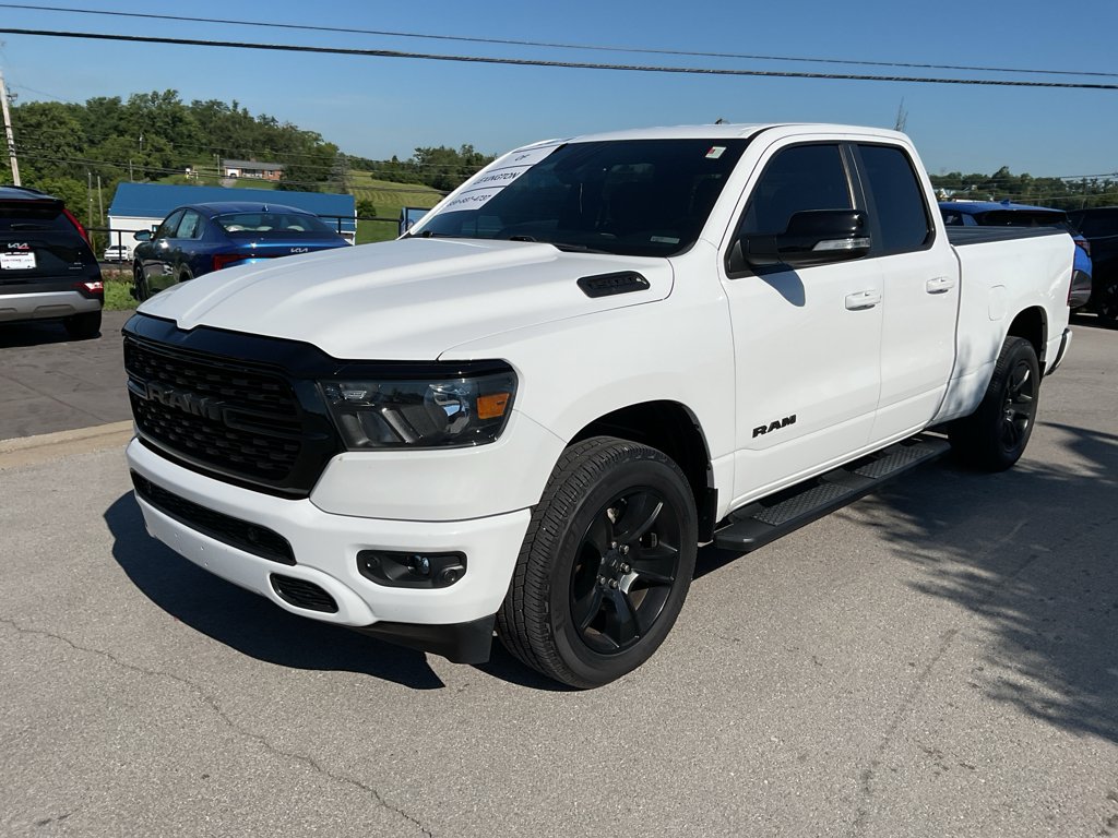 Used 2022 Bright White Clearcoat Ram Big Horn image 4