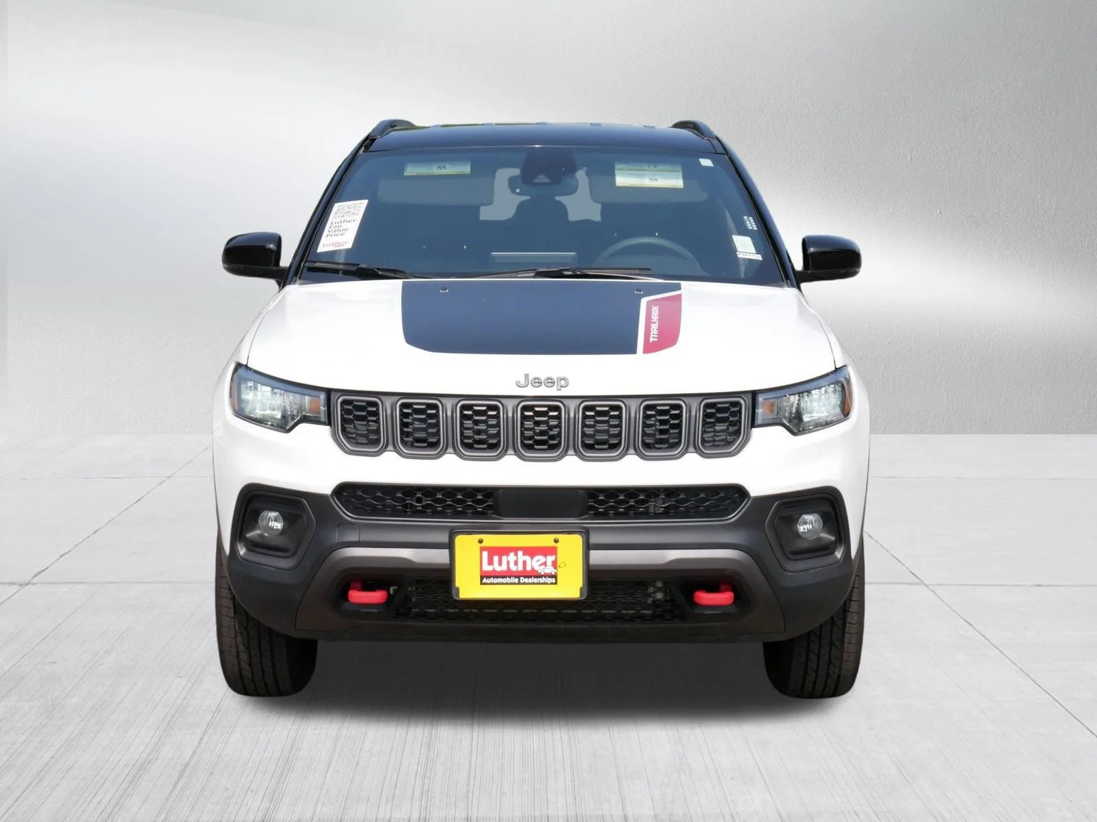 Used 2025 Bright White Clearcoat Jeep Trailhawk image 2