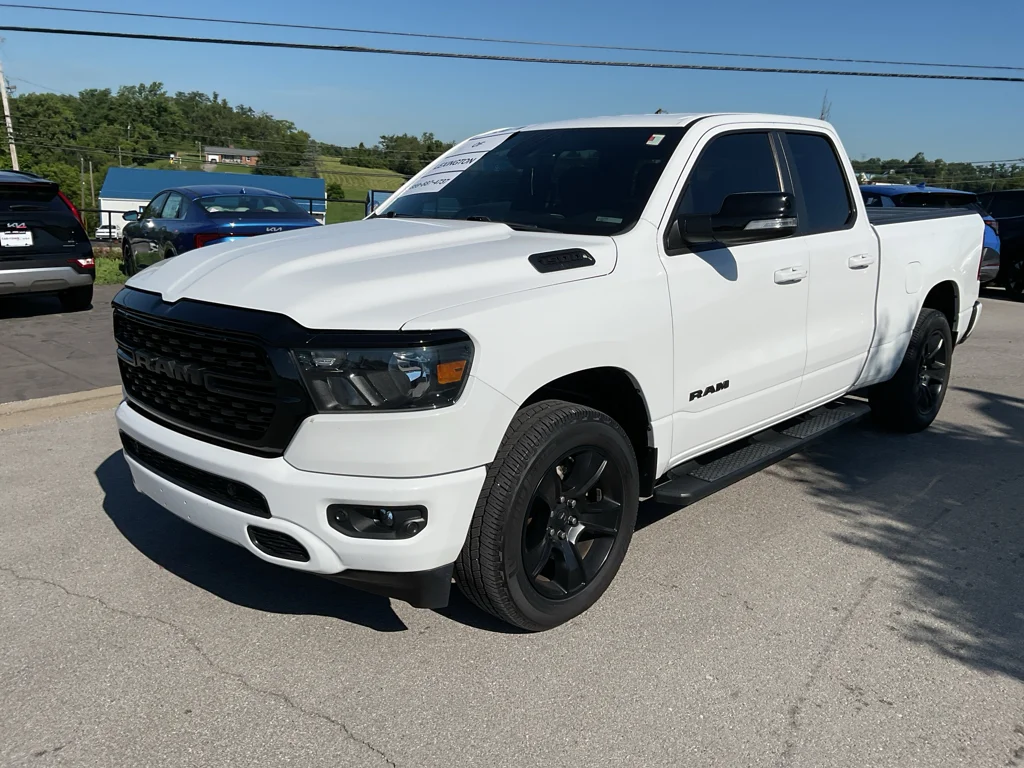Used 2022 Bright White Clearcoat Ram Big Horn image 4