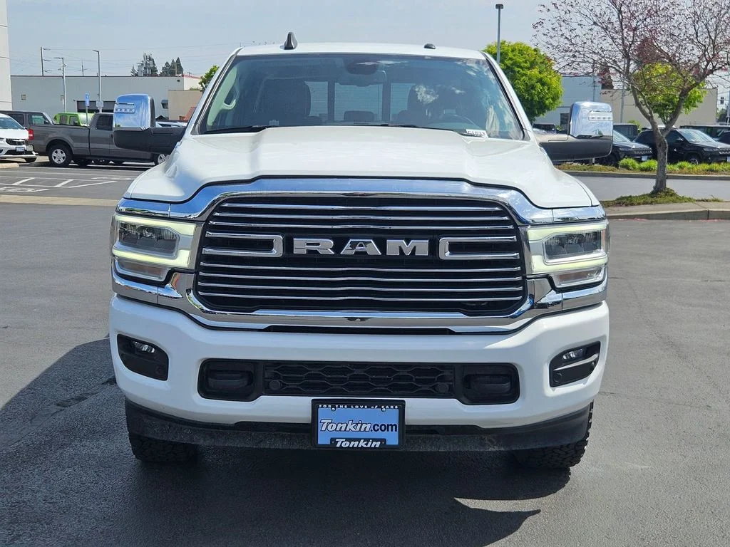 Used 2024 Bright White Clearcoat Ram Laramie image 9