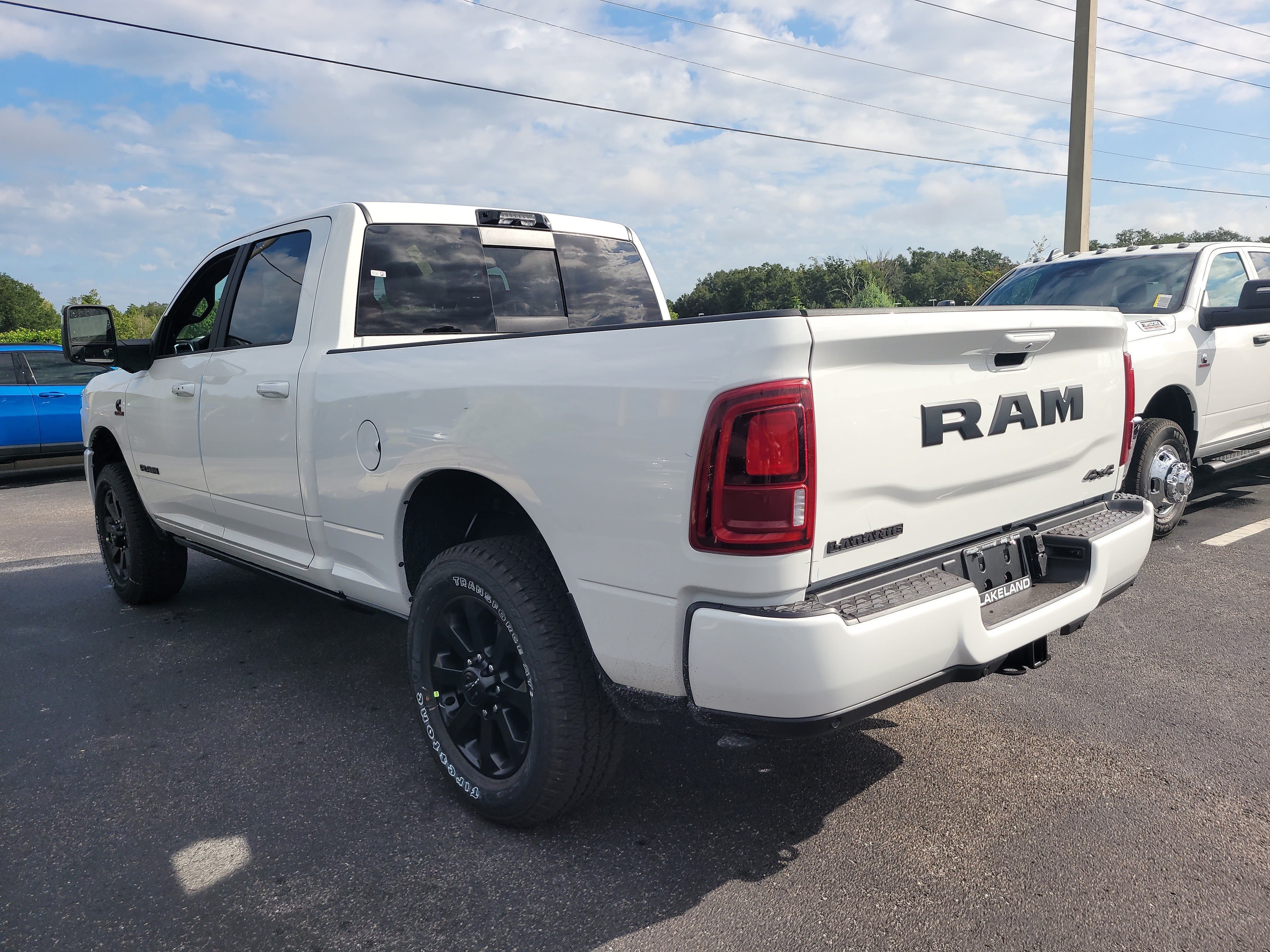 New 2026 Bright White Clear-Coat Exterior Paint RAM Laramie image 8