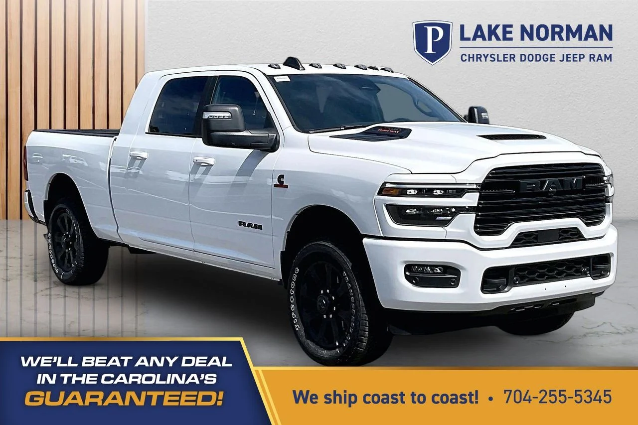 New 2026 Bright White Clear-Coat Exterior Paint RAM Laramie image 1
