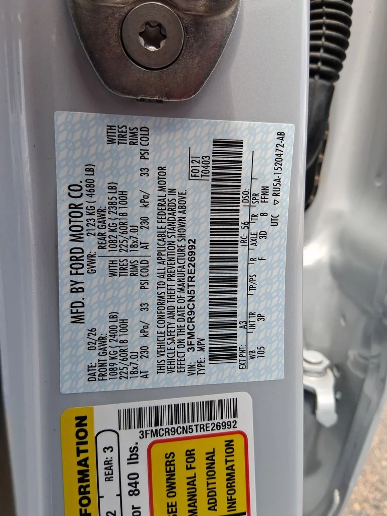 New 2026 Space White Metallic Ford Outer Banks® image 28