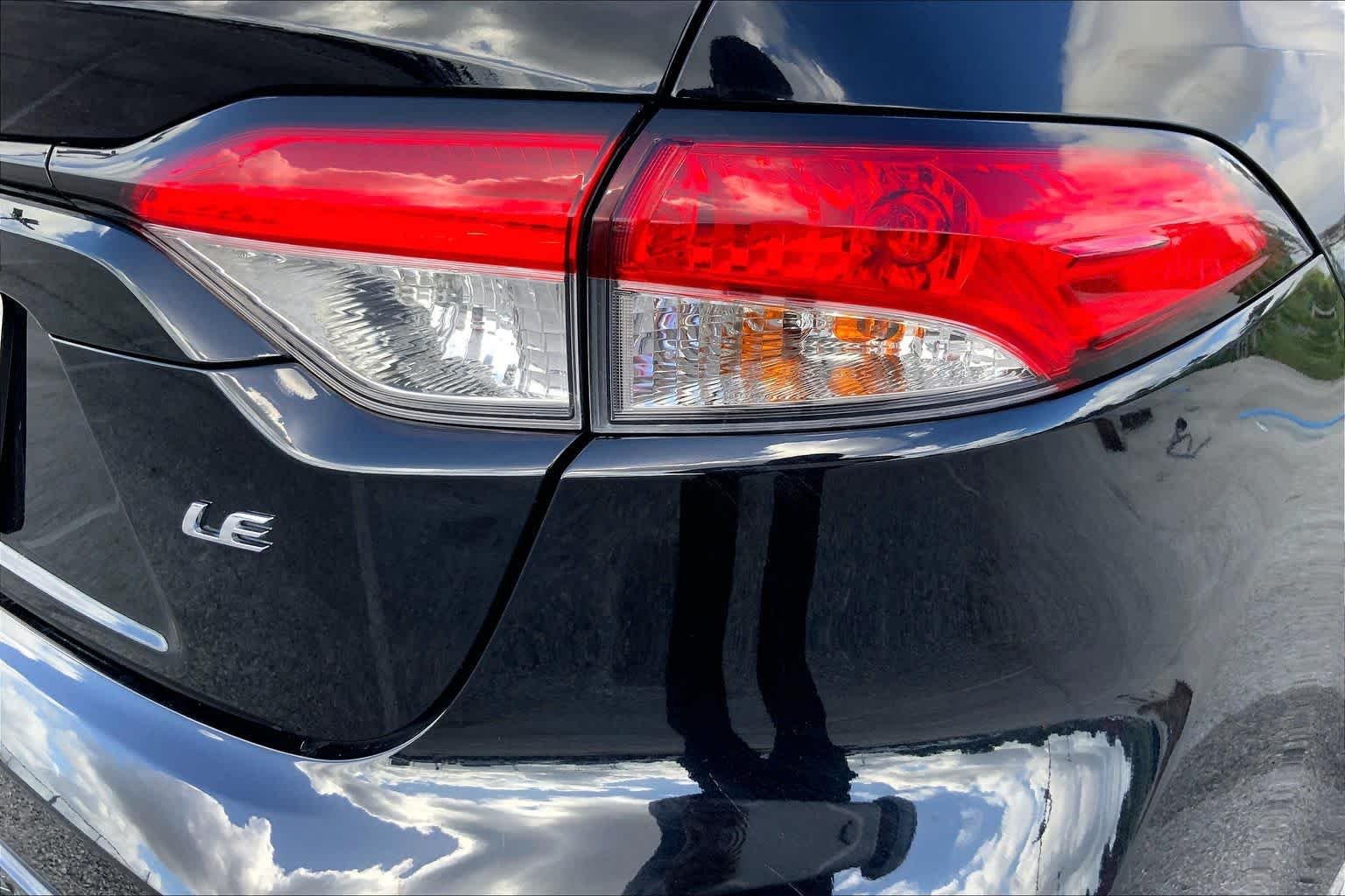 Used 2023 Midnight Black Metallic Toyota LE image 30