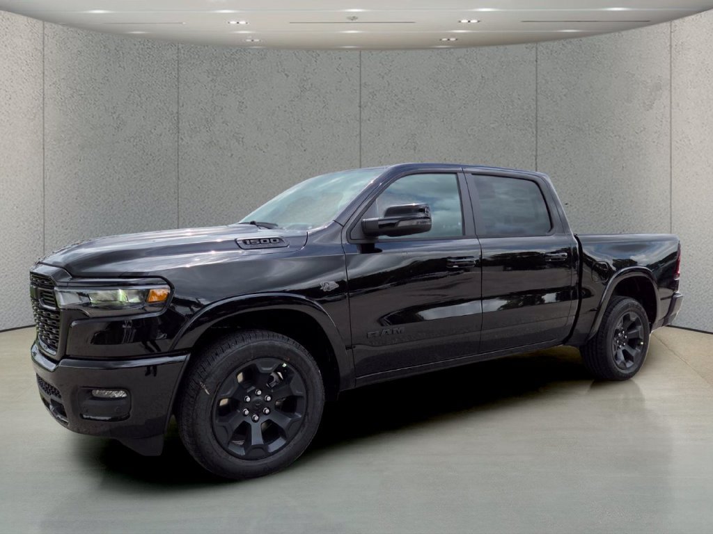 New 2027 Diamond Black Crystal Pearl-Coat Exterior Paint RAM Big Horn image 10