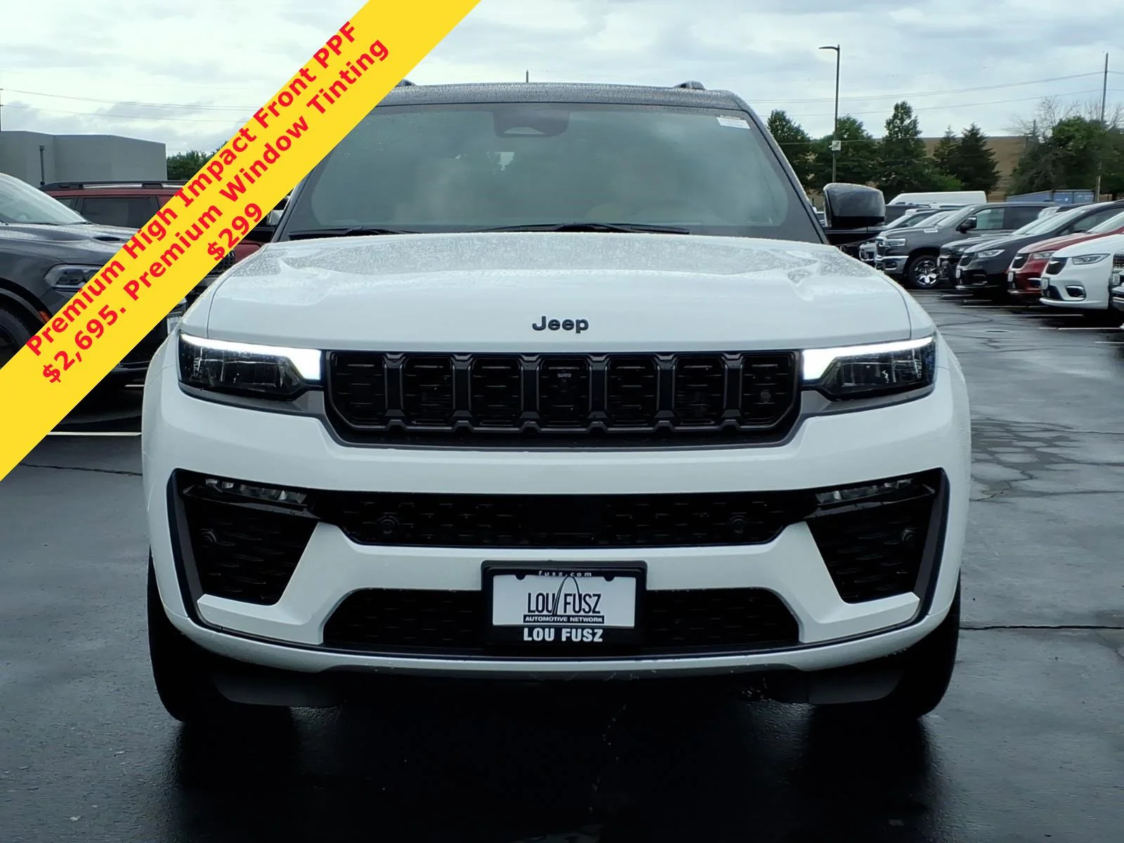 New 2026 Bright White Clear-Coat Exterior Paint Jeep Summit image 24