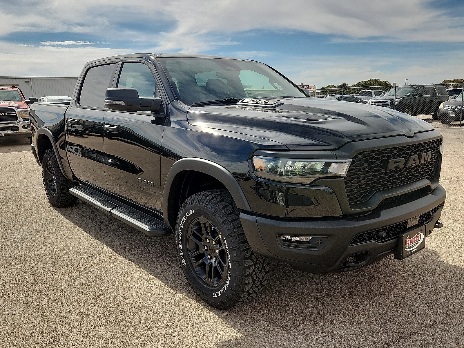 New 2027 Diamond Black Crystal Pearl-Coat  Paint Ram REBEL CREW CAB 4X4 5