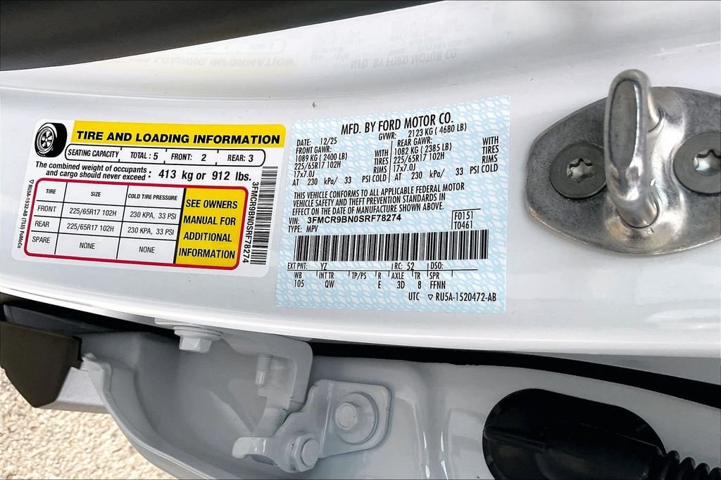 New 2025 Ford Bronco Sport Big Bend 4D Sport Utility