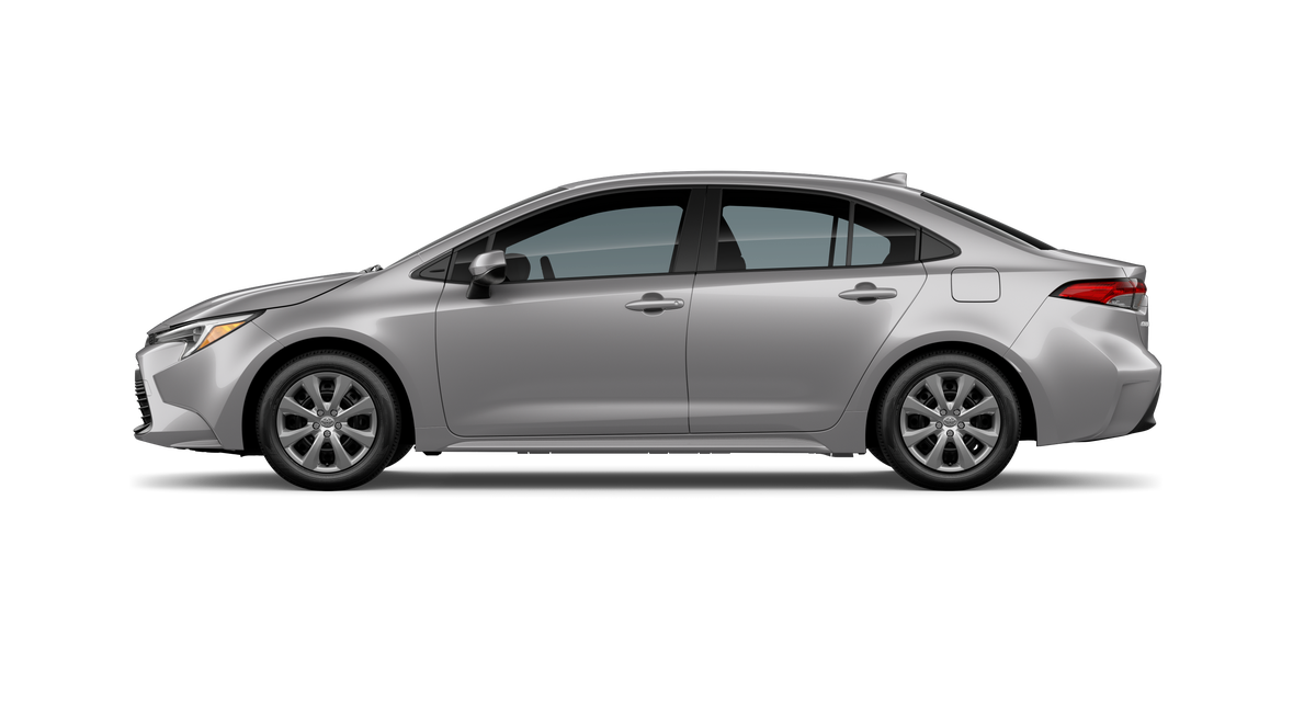 New 2025 Classic Silver Metallic Toyota Hybrid LE image 3