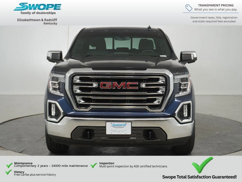 Used 2020 Pacific Blue Metallic GMC SLT image 5